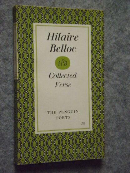 Hilaire Belloc: Collected verse