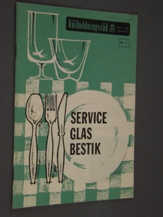 -: Service Glas Bestik